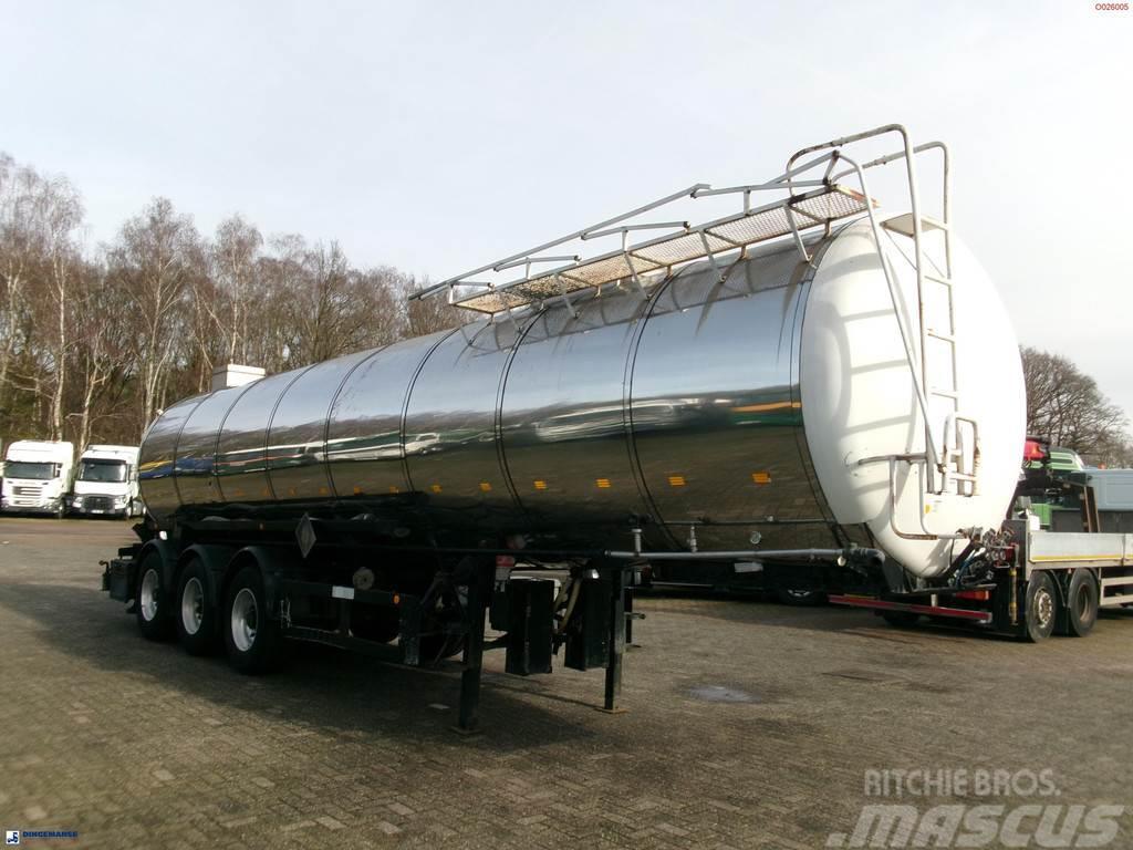 Metalovouga Bitumen / heavy oil tank inox 29 m3 / 1 comp Tsistern poolhaagised