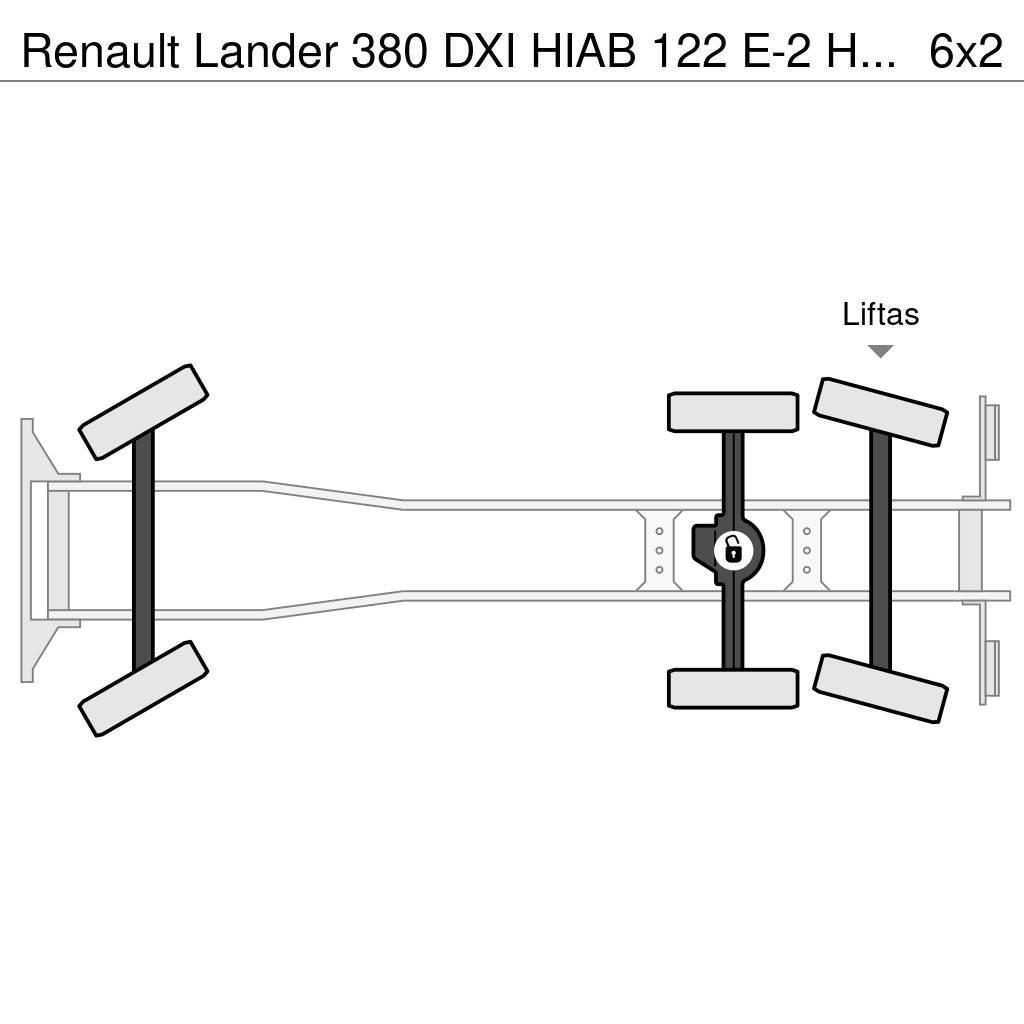 Renault Lander 380 DXI HIAB 122 E-2 HiDuo - REMOTE CONTROL Maastikutõstukid