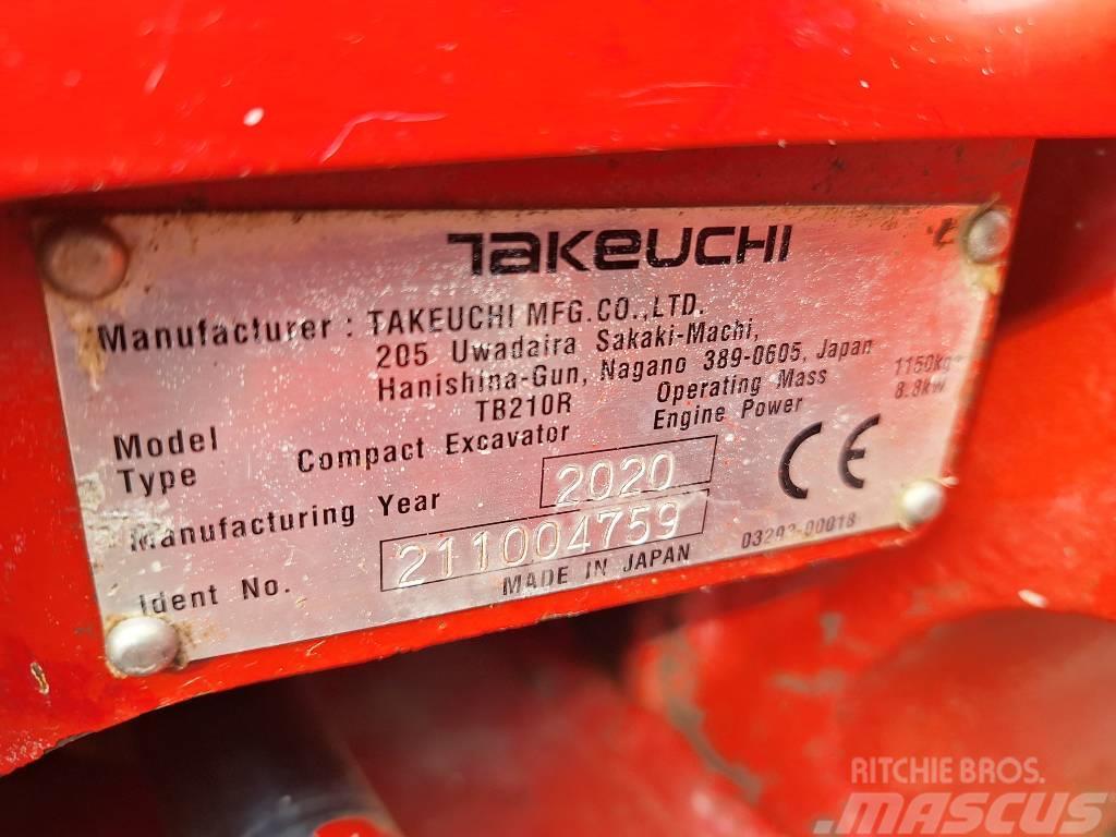 Takeuchi TB210R Miniekskavaatorid < 7 t