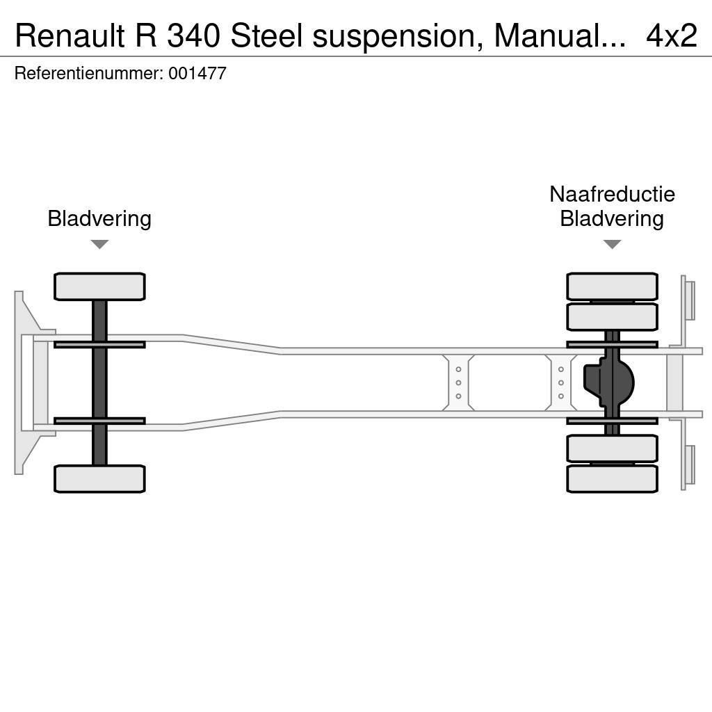 Renault R 340 Steel suspension, Manual, Telma Konksliftveokid