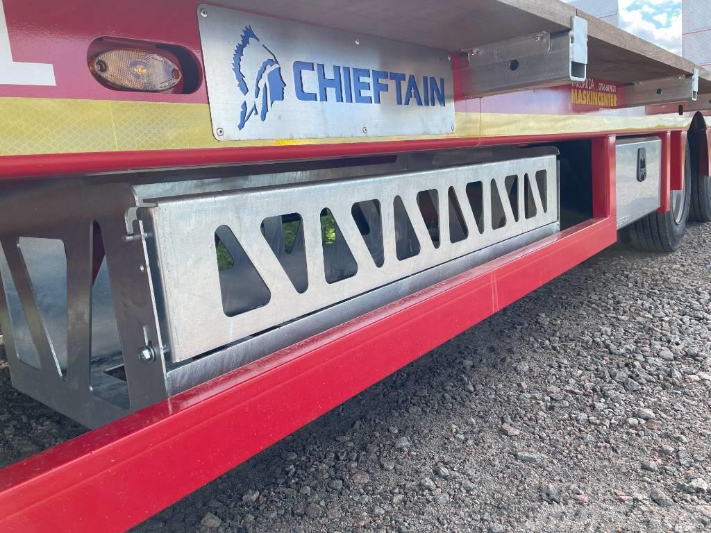 Chieftain XCEL 3-axl maskintransportkärra 28 ton lastvikt Madelhaagised