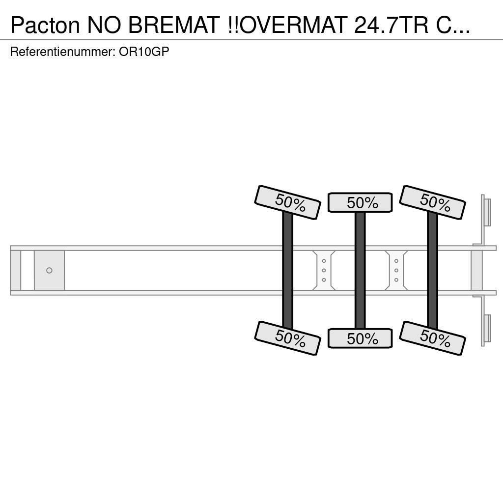 Pacton NO BREMAT !!OVERMAT 24.7TR CEMENT/MORTEL/SCREED/MO Muud poolhaagised