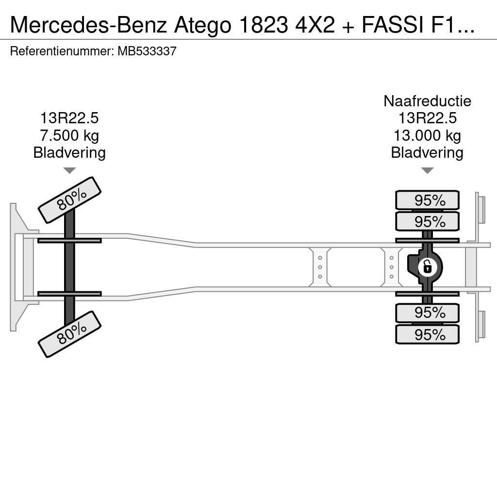 Mercedes-Benz Atego 1823 4X2 + FASSI F110A.21 + TIPPER - MANAUL Kallurid