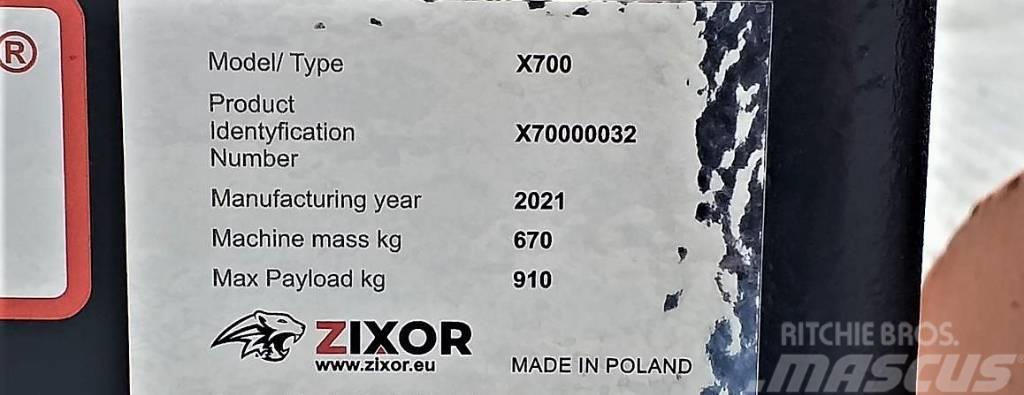  ŁYŻKA PRZESIEWAJĄCA HYDRAULICZNIE ZIXOR X700 Sõelumiskopad