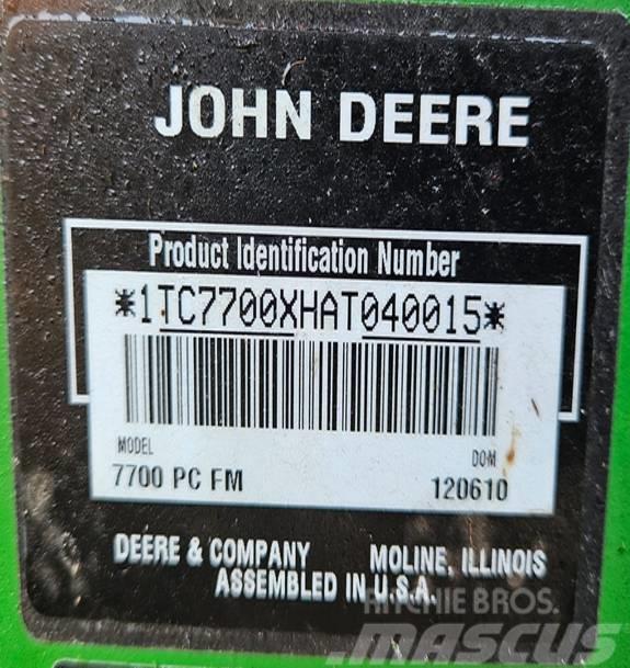 John Deere 7700 Fairway niidukid