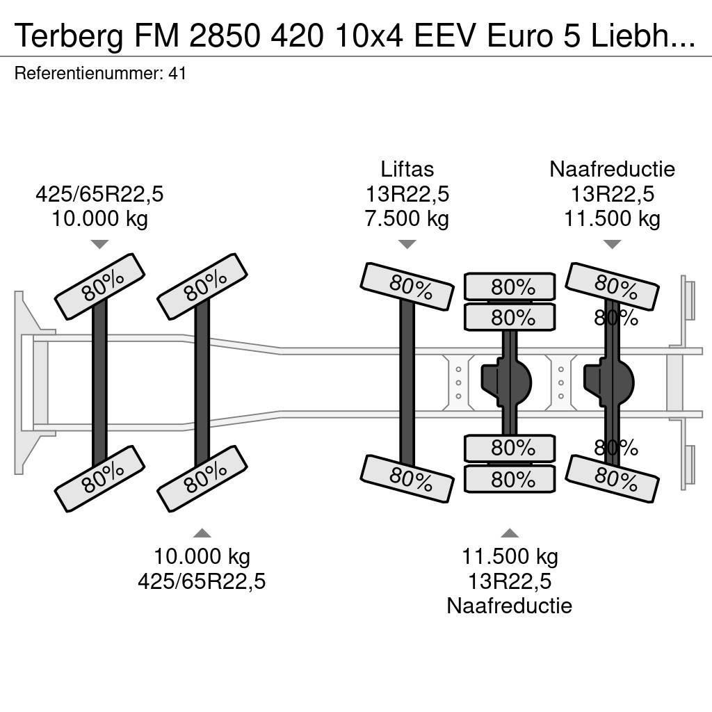 Terberg FM 2850 420 10x4 EEV Euro 5 Liebherr 15 Kub Mixer! Betooniveokid