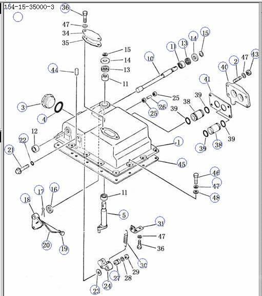 Shantui SD22 transmission control valve 154-15-350004- Ülekandemehhanism