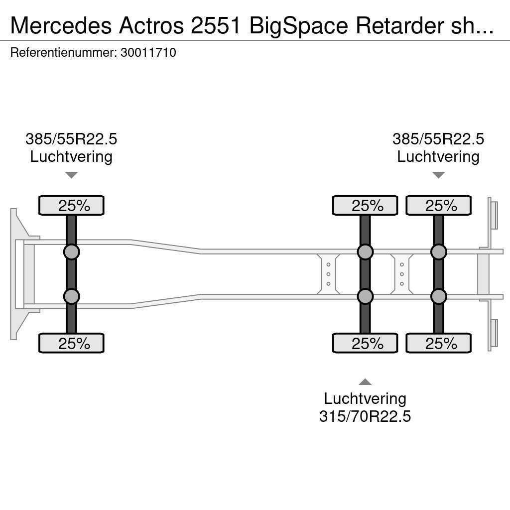 Mercedes-Benz Actros 2551 BigSpace Retarder showtruck Konteinerveokid