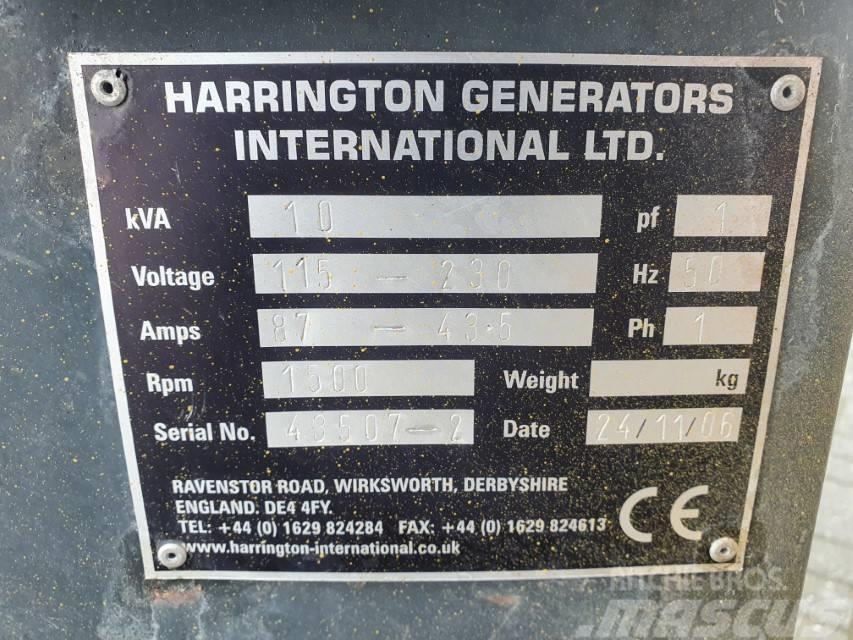 Harrington 10 kVA Stromgenerator / Diesel Stromaggragat Diiselgeneraatorid