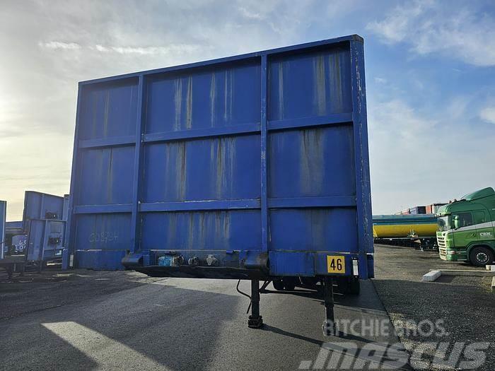 Contar B1828 dls| heavy duty| flatbed trailer with contai Madelpoolhaagised