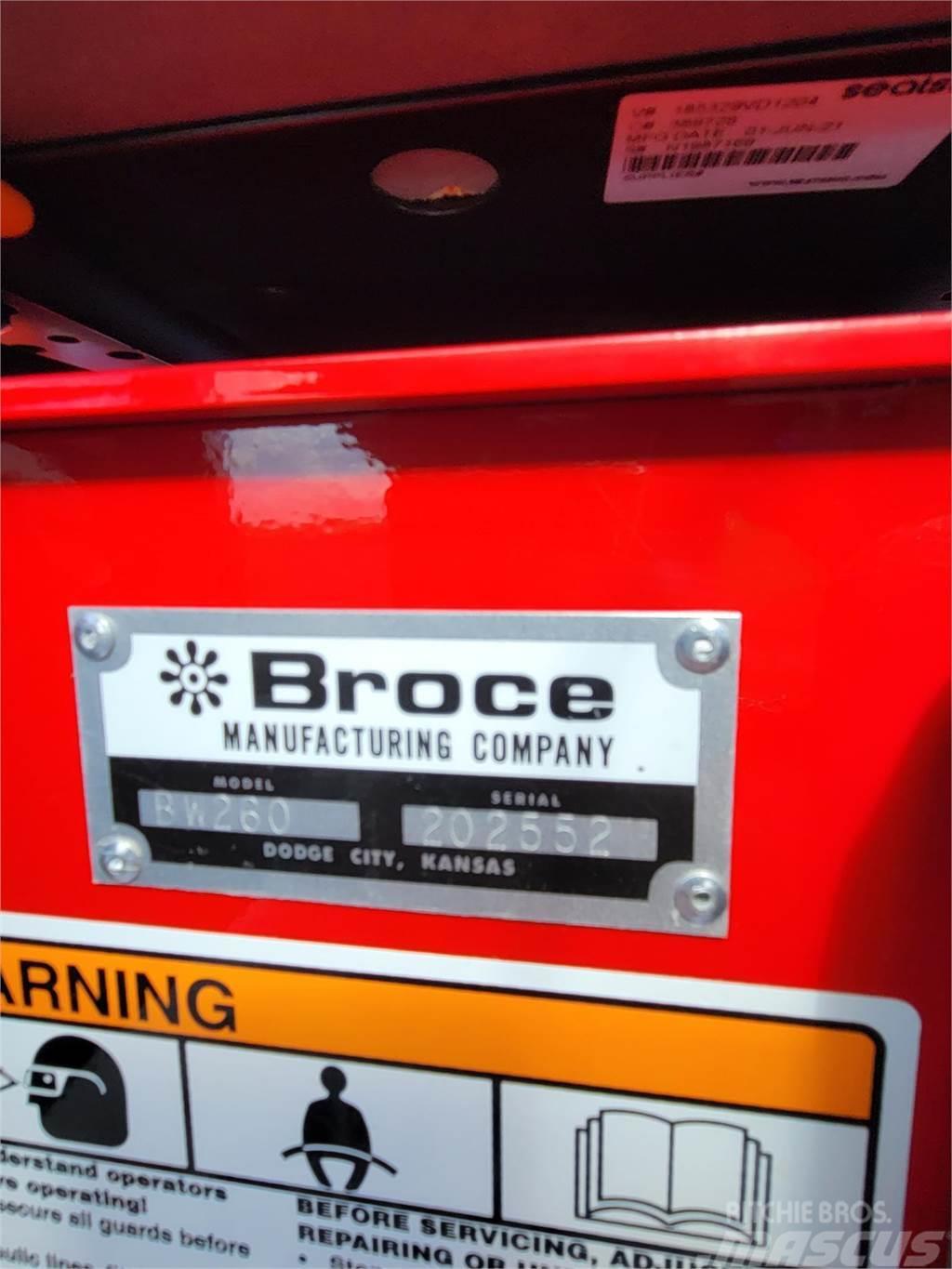 Broce BW260 Tänavapuhastusmasinad