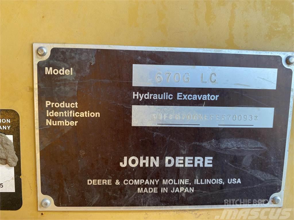 John Deere 670G LC Roomikekskavaatorid