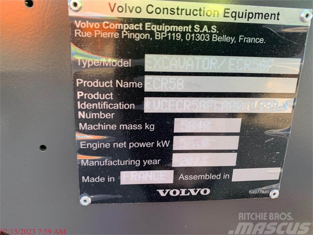 Volvo ECR58F Roomikekskavaatorid