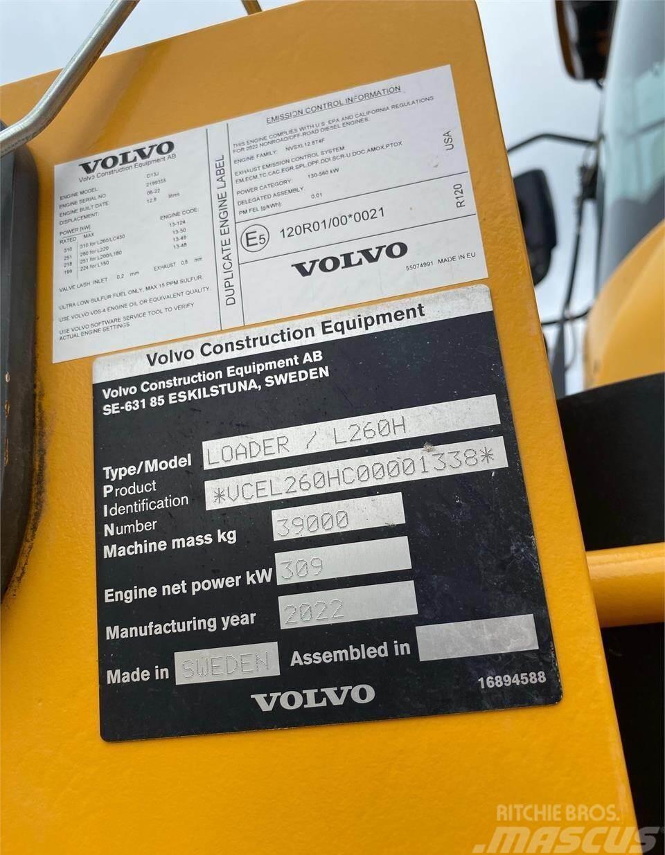 Volvo L260H Rataslaadurid