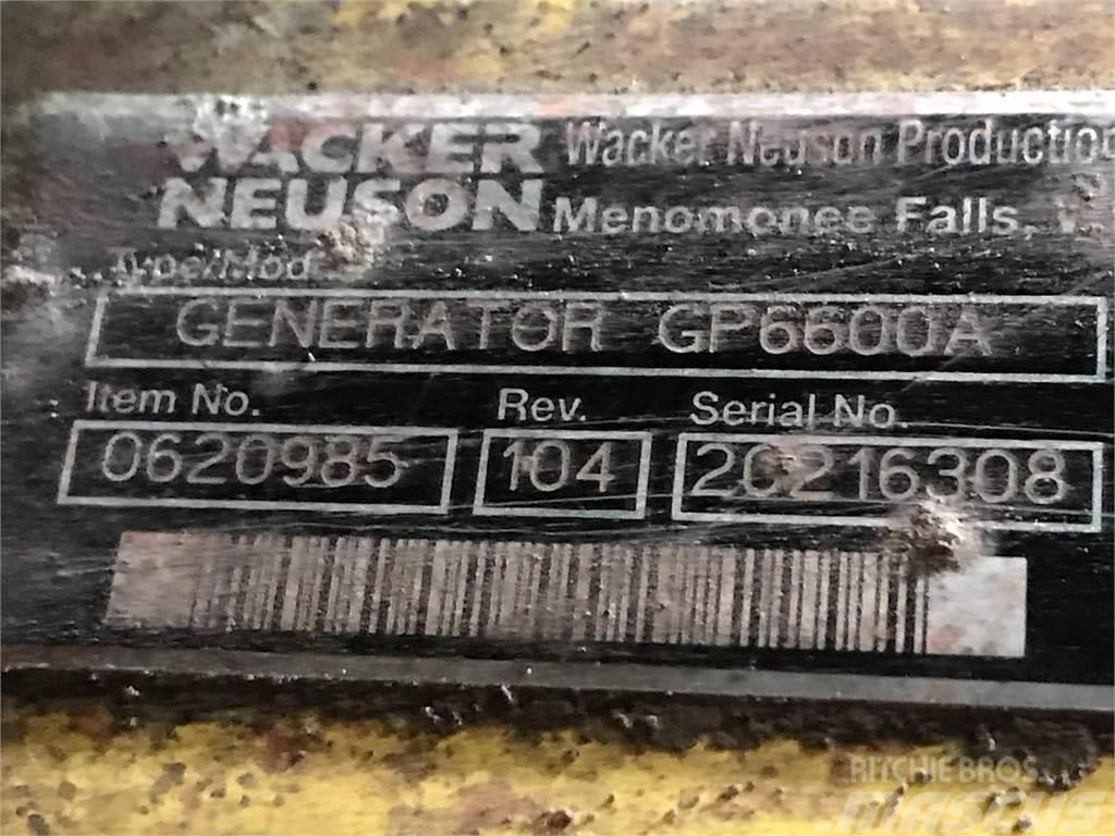 Wacker Neuson GP6600A Muud generaatorid