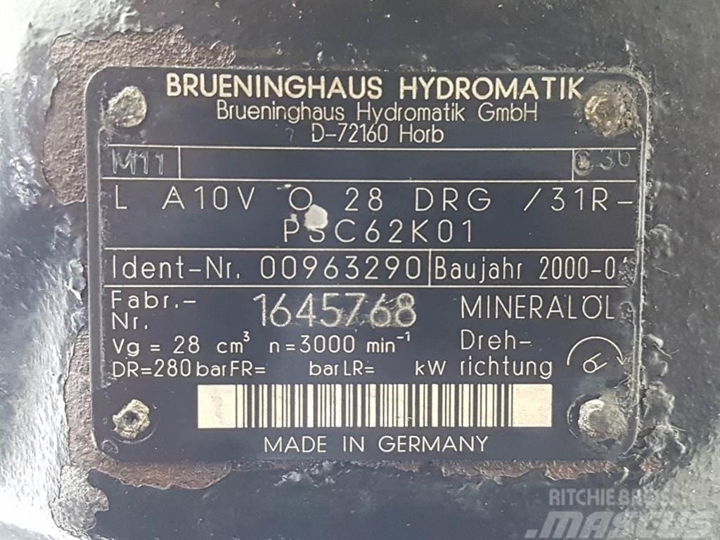 Brueninghaus Hydromatik AL A10VO28DRG/31R-PSC62K01-Load sensing pump Hüdraulika