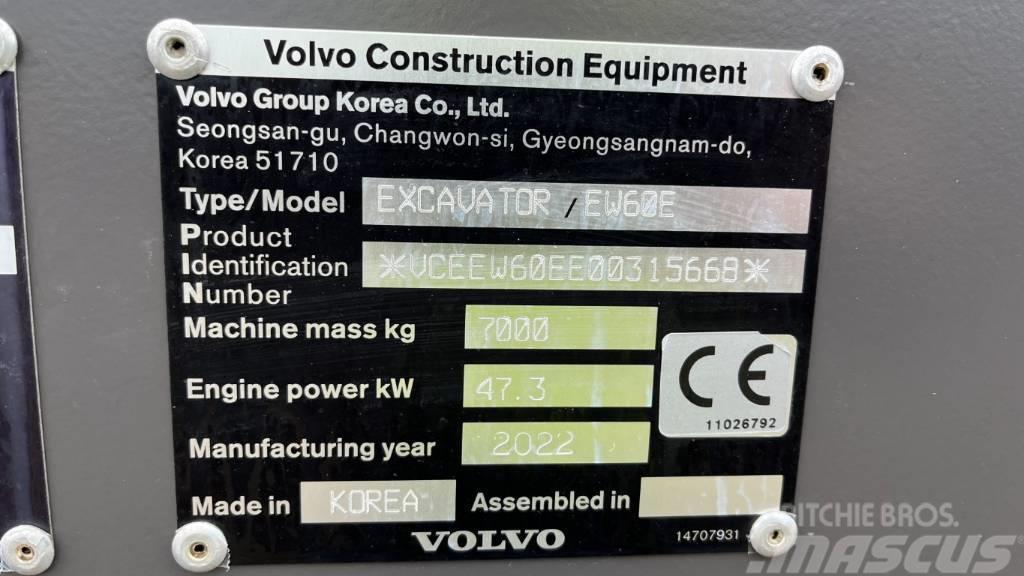 Volvo EW60E Ratasekskavaatorid