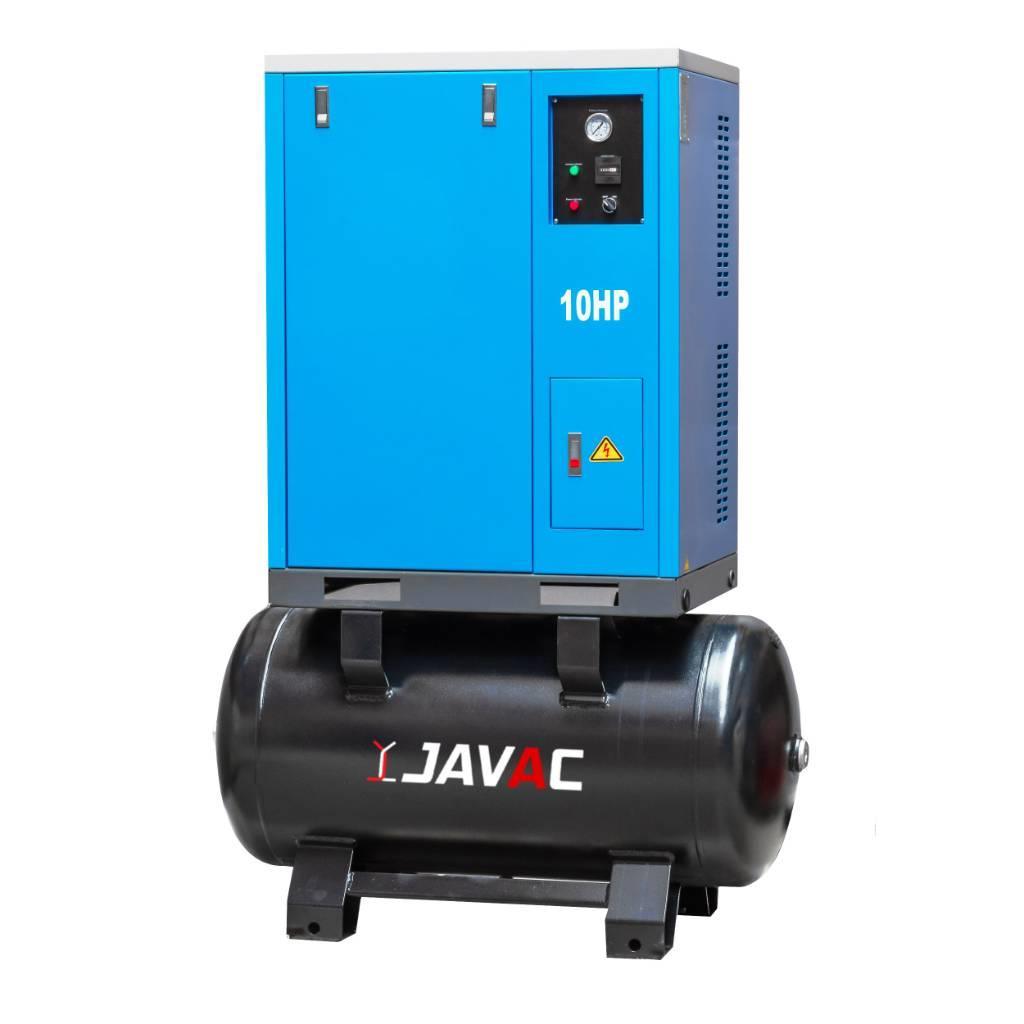 Javac - 5.5 PK tot 10 PK Geluidsarme compressoren Kompressorid