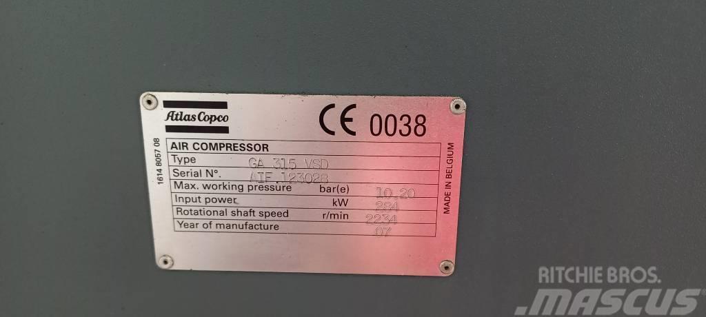 Atlas Copco GA 315 VSD Kompressorid