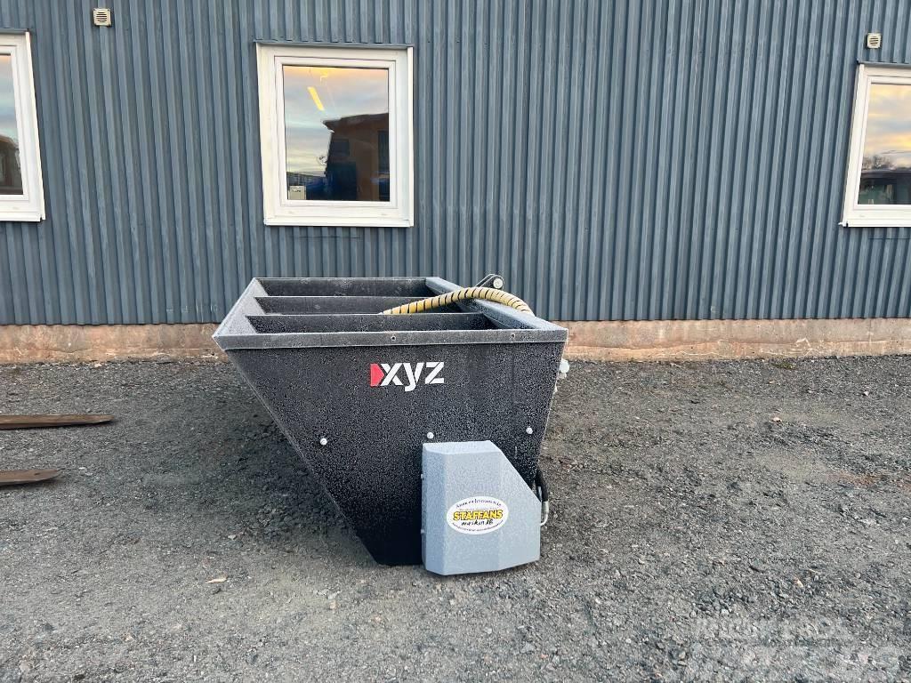 XYZ 2M Sandspridare SMS/3-Punkt Fäste Med Cylinder Puisturid