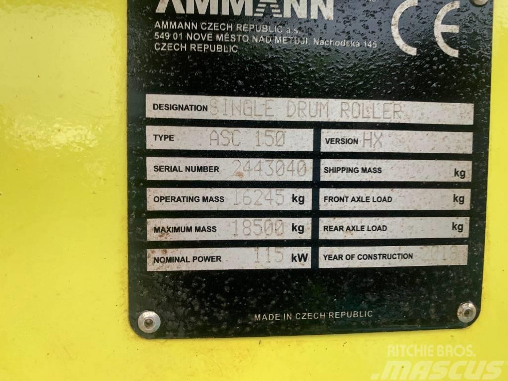 Ammann ASC 150 HX Ühe trumliga rullid