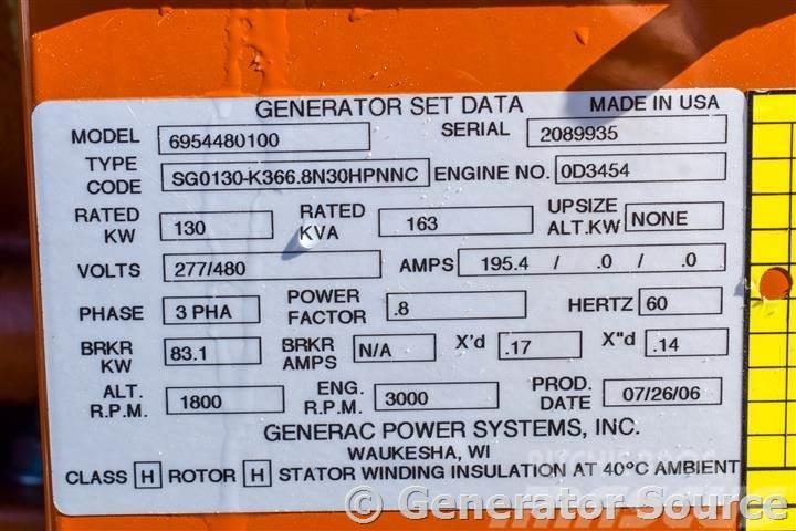 Generac 130 kW - JUST ARRIVED Muud generaatorid