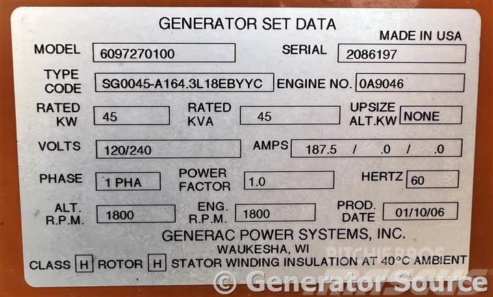 Generac 45 kW - JUST ARRIVED Muud generaatorid
