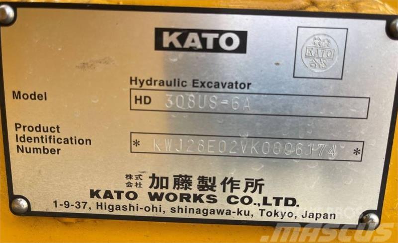Kato HD308US-6A Miniekskavaatorid < 7 t