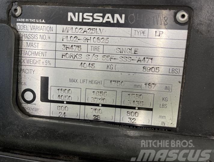 Nissan MPL02A25LV Kahveltõstukid - muud