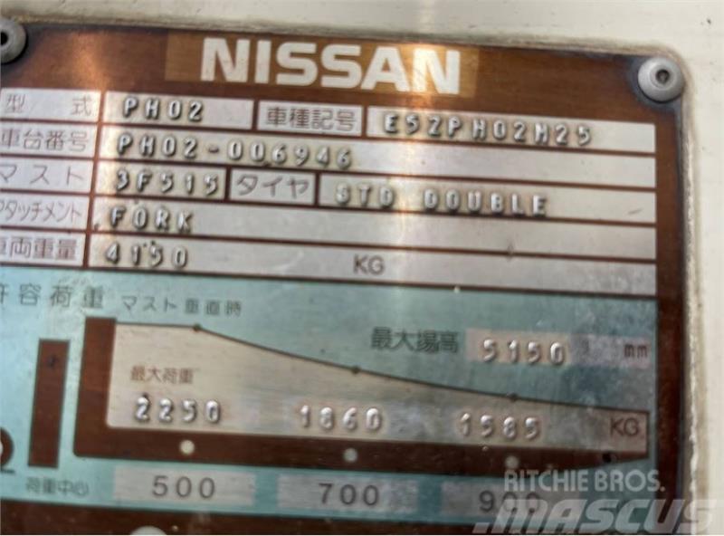 Nissan NP50 Kahveltõstukid - muud