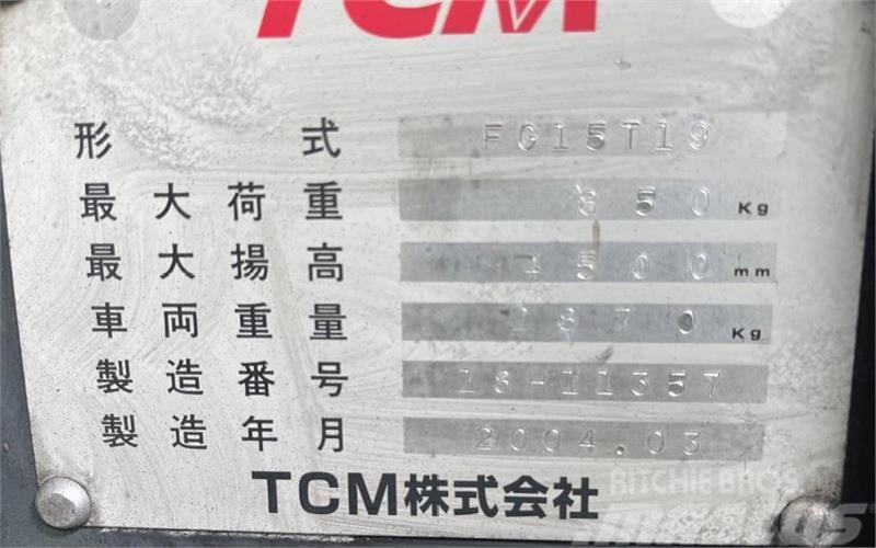 TCM FG15T19 Kahveltõstukid - muud