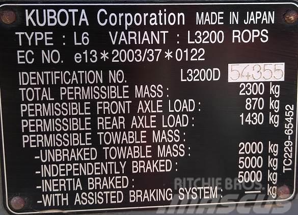 Kubota L3200D TRACTOR Muu