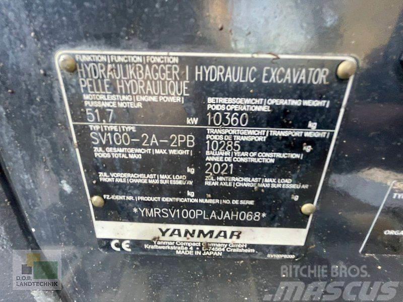 Yanmar SV 100 Roomikekskavaatorid