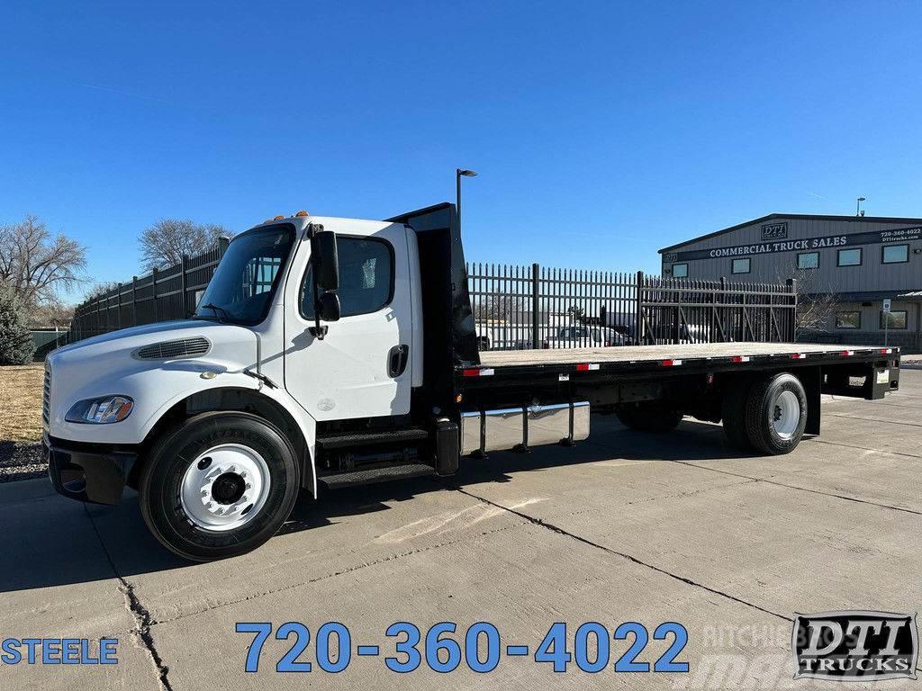 Freightliner M2-106 26' Flatbed With Lift Gate Madelautod
