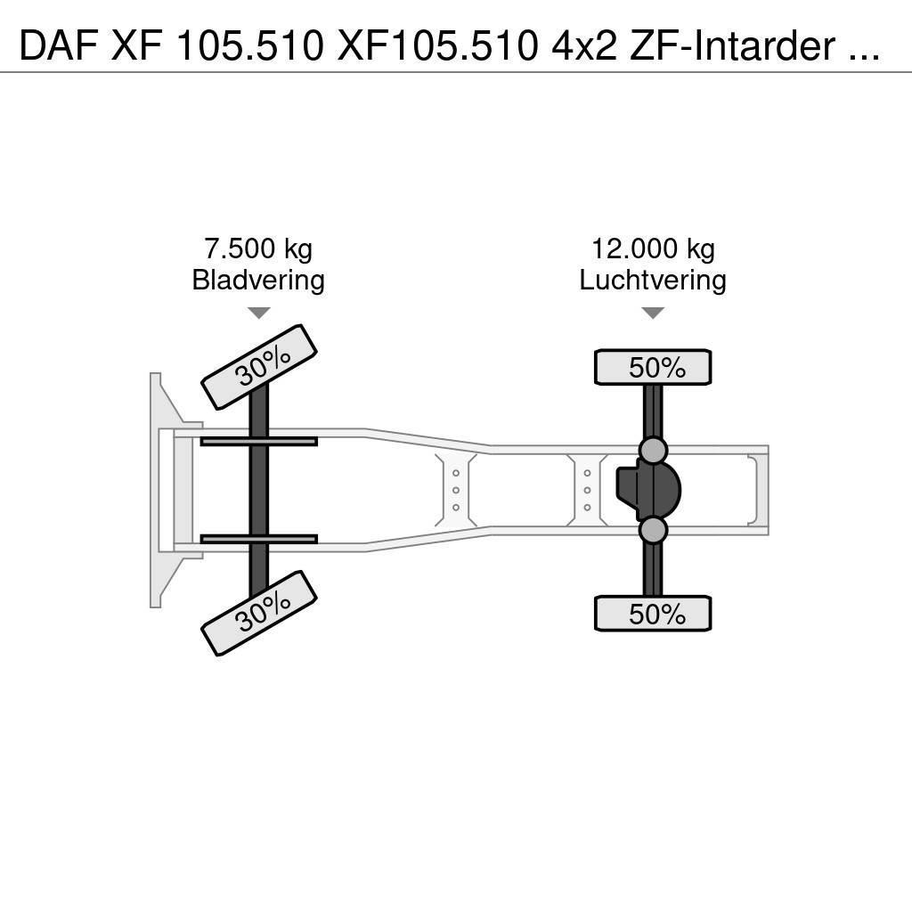 DAF XF 105.510 XF105.510 4x2 ZF-Intarder Euro 5 ADR Sadulveokid