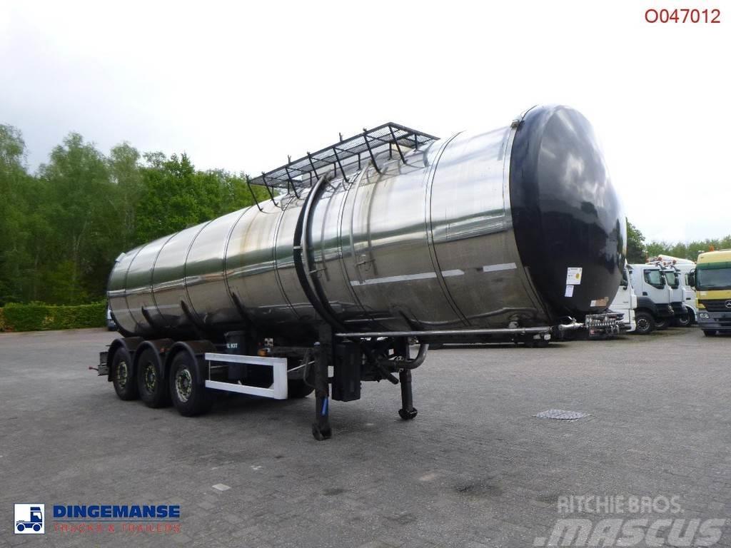 Metalovouga Bitumen tank inox 32 m3 / 1 comp + pump Tsistern poolhaagised