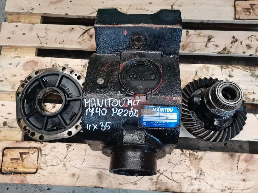 Manitou MT 1740 {Spicer 11X35} differential Sillad