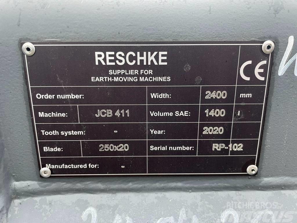 Reschke Łyżka ładowarkowa 2400mm 1,4m3 Kopad