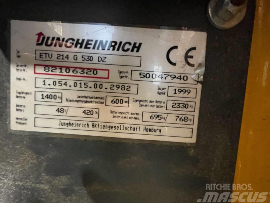 Jungheinrich ETV 214 G 530 DZ Lükandmastiga tõstukid