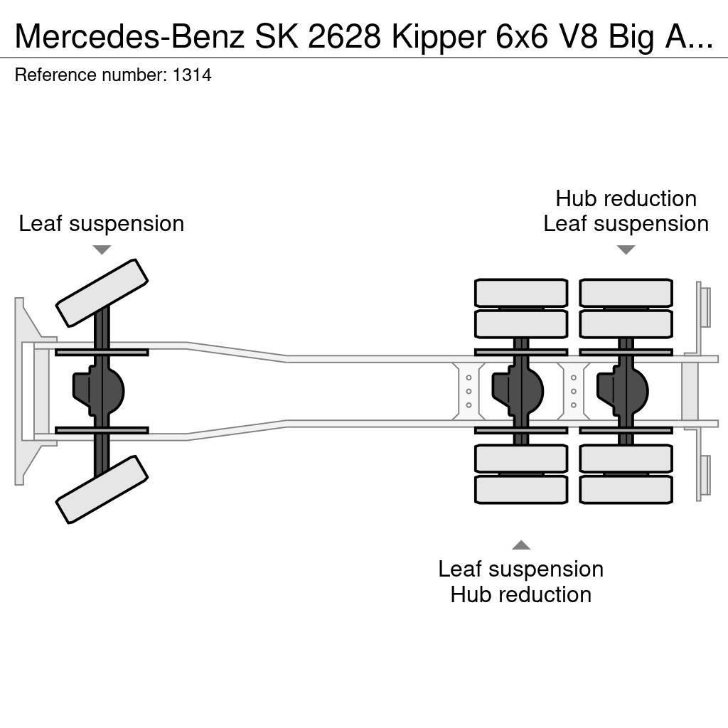 Mercedes-Benz SK 2628 Kipper 6x6 V8 Big Axle's Auxilery ZF Top C Kallurid