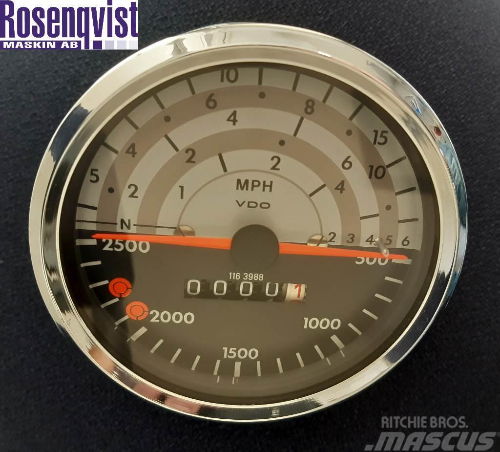 Deutz-Fahr VDO Tachometer mph 01163988, 129.035/034/035 Elektroonikaseadmed