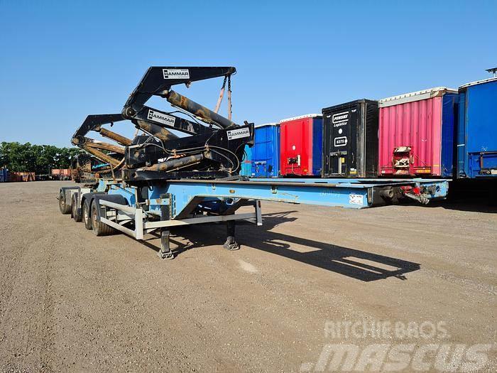 Hammar 195D SIDELOADER 4 AXLE 2E TRAILER CONNECTION 36 TO Konteinerveo poolhaagised