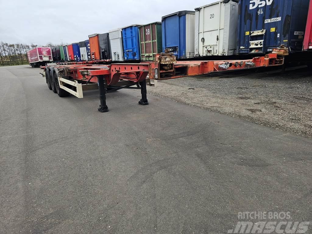 Krone SD 27 | 3 axle container chassis | 4740 kg | Saf D Konteinerveo poolhaagised