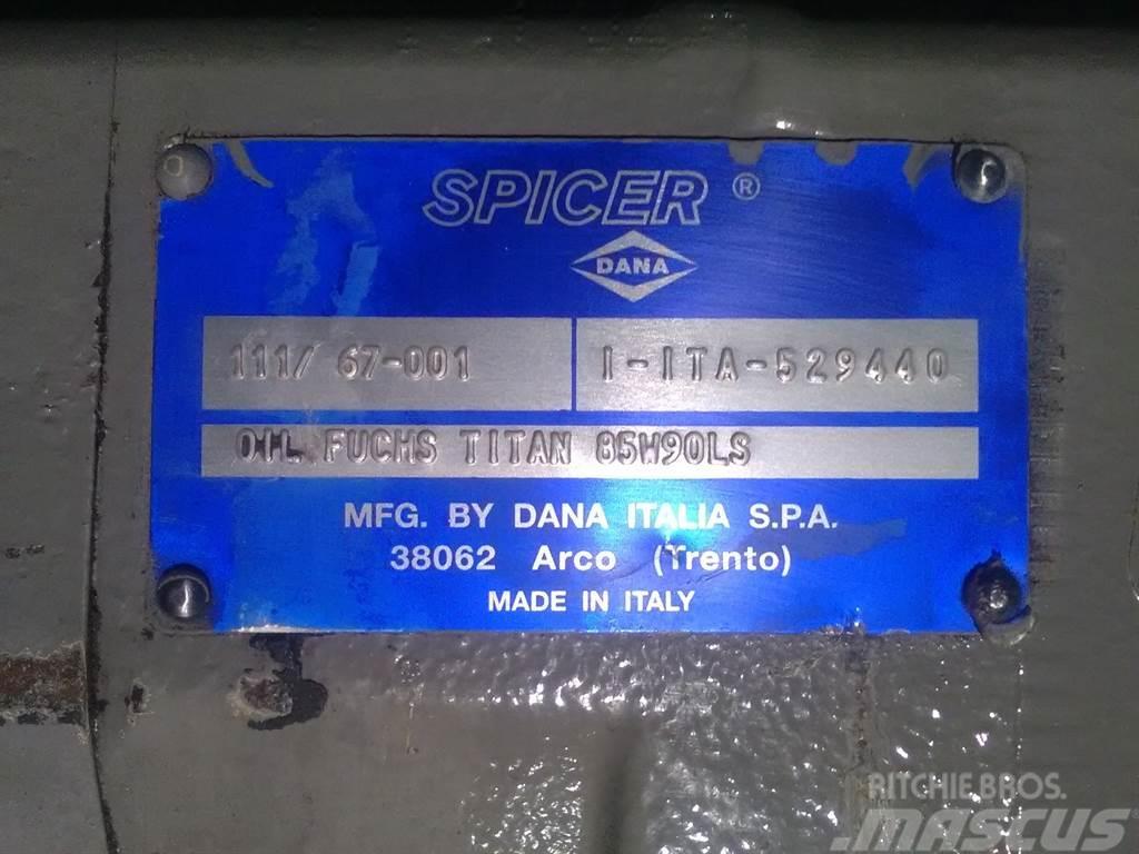 Spicer Dana 111/67-001 - Atlas 75 S - Axle Sillad