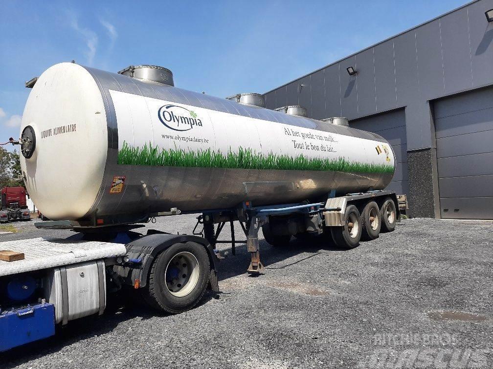 Magyar 3 AXLES TANK IN STAINLESS STEEL INSULATED 30000 L- Tsistern poolhaagised