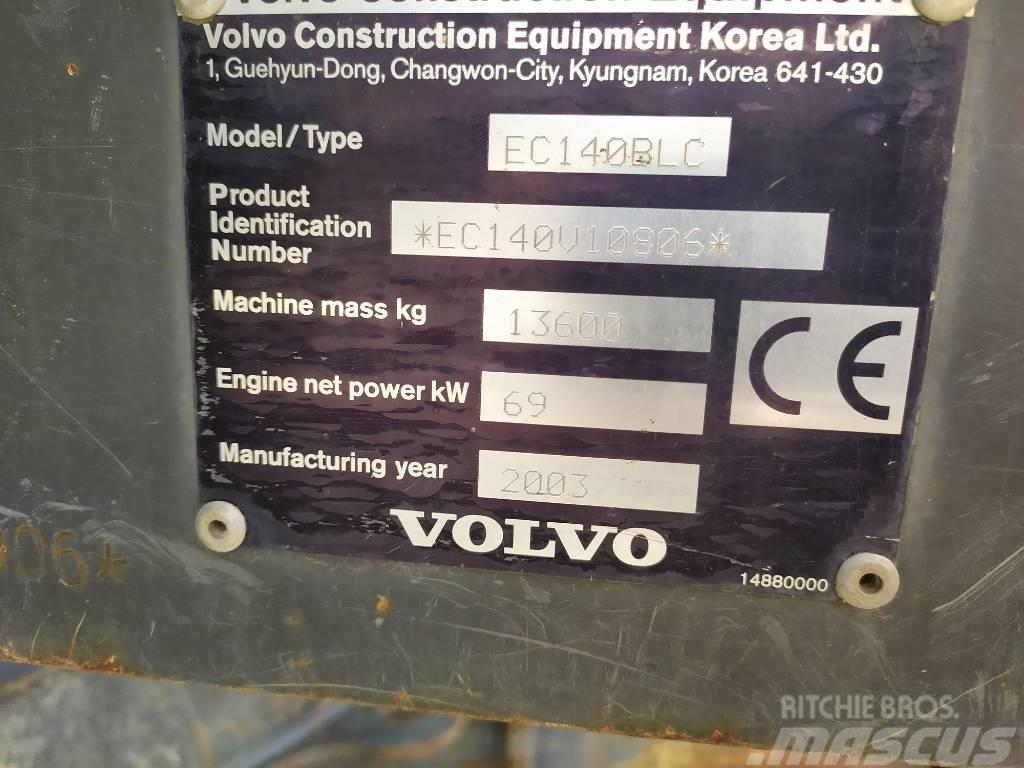 Volvo EC 140 B LC Roomikekskavaatorid