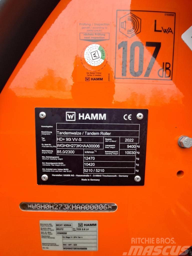 Hamm HD+ 90i VV-S Tandemrullid
