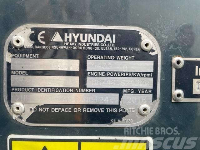 Hyundai 55W-9R Ratasekskavaatorid