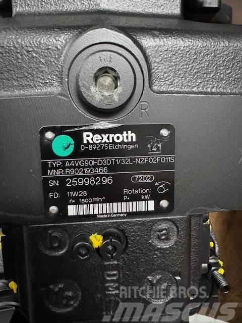 Rexroth A4VG90HD3DT1/32L-NZF02F011S Hüdraulika