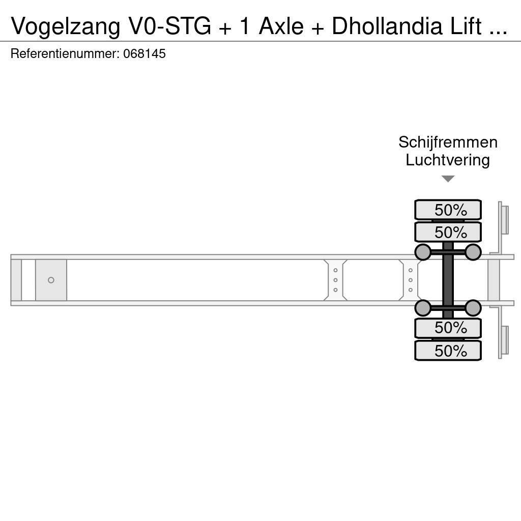 Vogelzang V0-STG + 1 Axle + Dhollandia Lift + Carrier Vector Külmikpoolhaagised